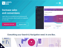 Tablet Screenshot of luigisbox.com